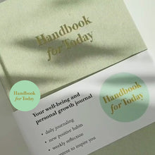 Load and play video in Gallery viewer, Handbook for Today: Your wellbeing and personal growth journal